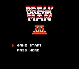 Break Man 3 (Mega Man 3 Hack)