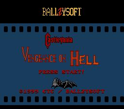 Castlevania II - Vengence on Hell (Hack)