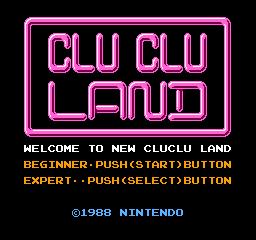 Clu Clu Land (FDS Hack)