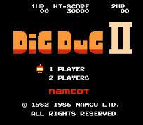 Demon Dug 2 (Dig Dug II Hack)