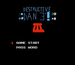 Destructive Dan 3 (Mega Man 3 Hack)