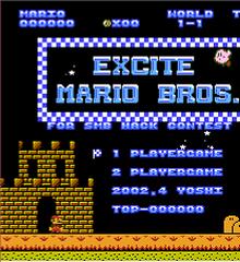 Excite Mario Bros (SMB1 Hack)
